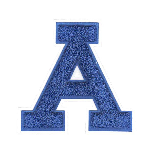 Chenille letter A